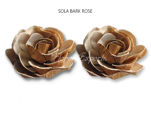 SOLA BARK ROSE - BALSA WOOD FLOWERS WHOLESALE