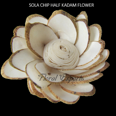 SOLA CHIP HALF KADAM FLOWER - Sola Wood Flowers Manufacturer